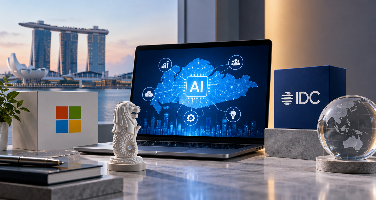 Singapore AI Adoption Advances in Microsoft-Commissioned IDC Study